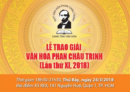 Thông tin kết quả Lễ trao giải Văn hóa Phan Châu Trinh lần thứ XI, năm 2018