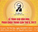 Lễ trao giải Văn hóa Phan Châu Trinh Lần thứ X, Năm 2017